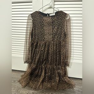 Zara leopard patterned dress